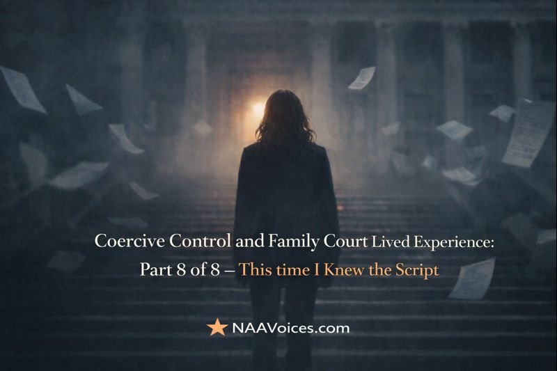 Coercive Control and Family Court Lived Experience: Part 8 of 8 — This time I Knew the Script
