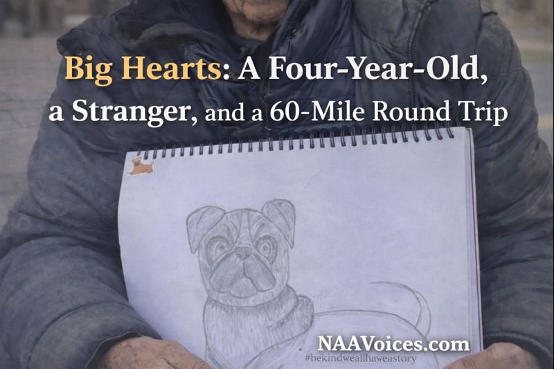 Big Hearts: A Four-Year-Old, a Stranger, and a 60-Mile Round Trip