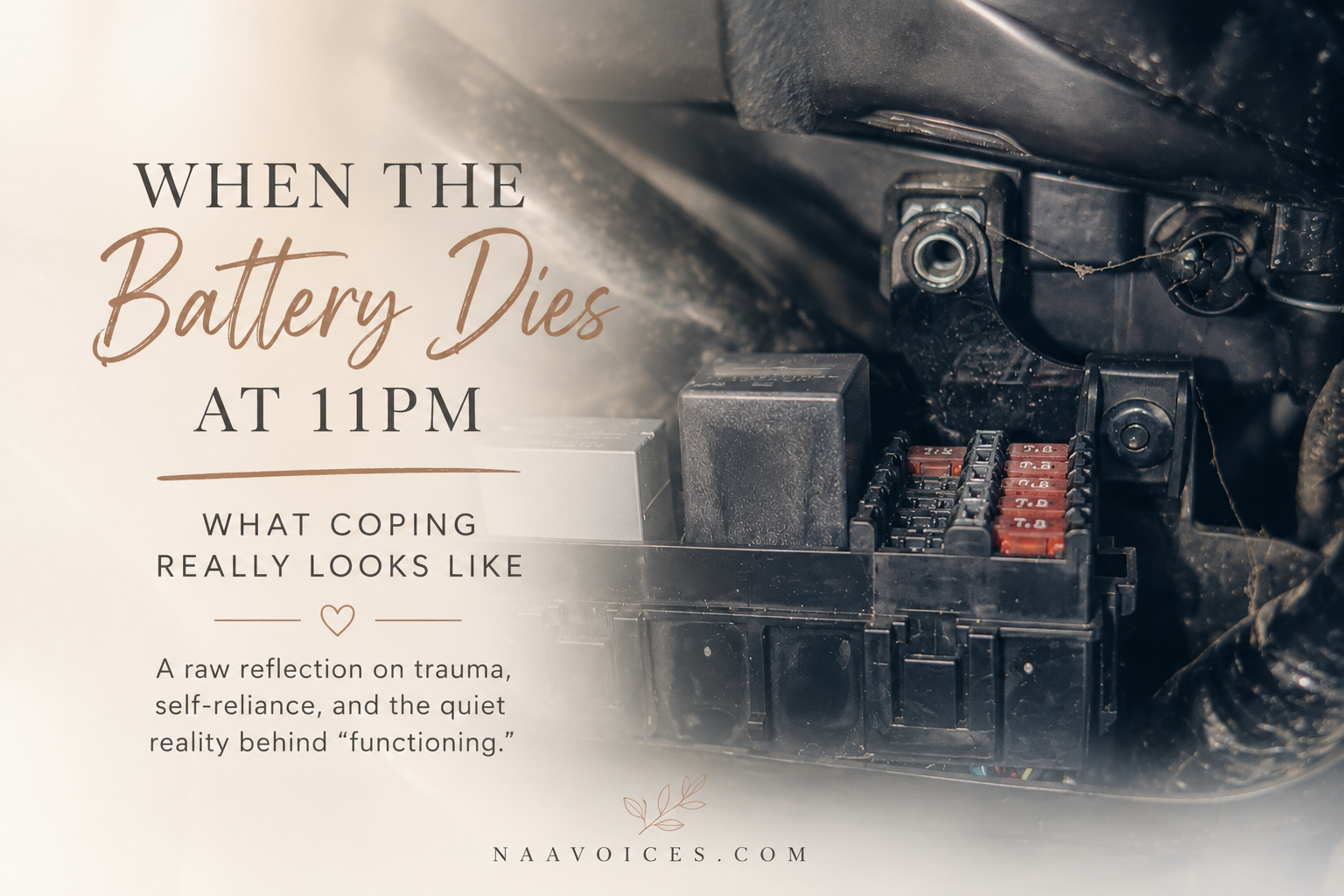 When the Battery Dies at 11PM: The Things That Keep Us Alive